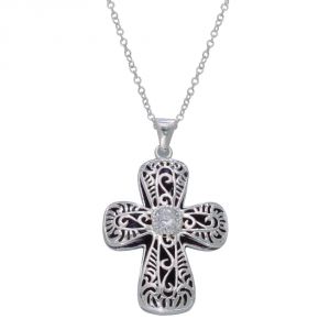 Montana Silversmiths Filigree Cross with a Pure Heart (NC1155)